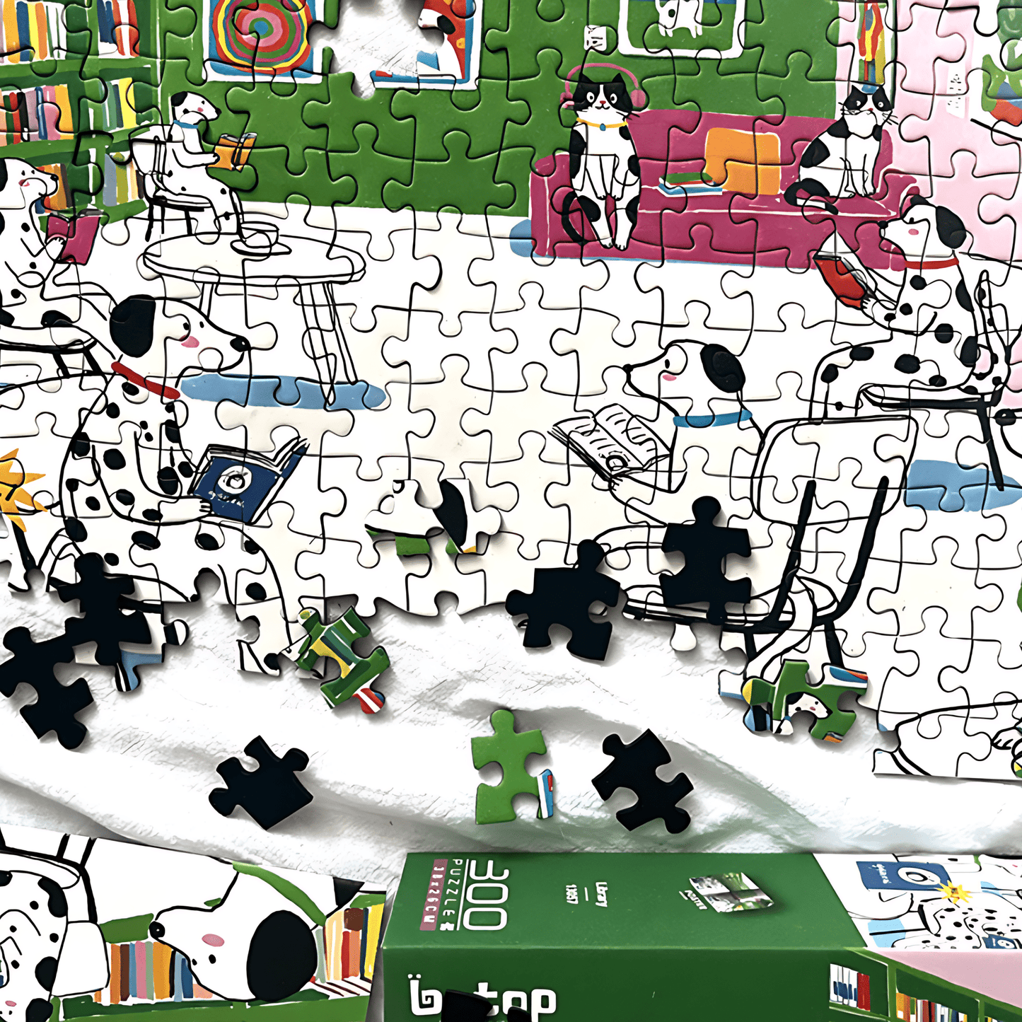 Library | Botop | 300 Piece Puzzle | Jigsaw Puzzle - Mystery Matrix