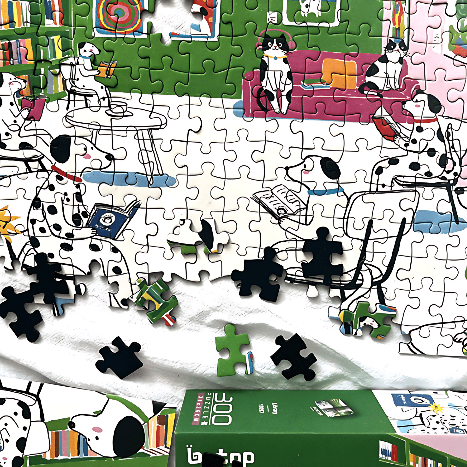 Library | Botop | 300 Piece Puzzle | Jigsaw Puzzle - Mystery Matrix