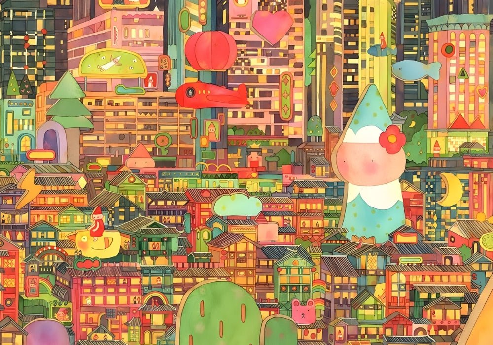 Light of Million Hope | Gill & Lill | 1000 Piece Puzzle | Jigsaw Puzzle - Mystery Matrix