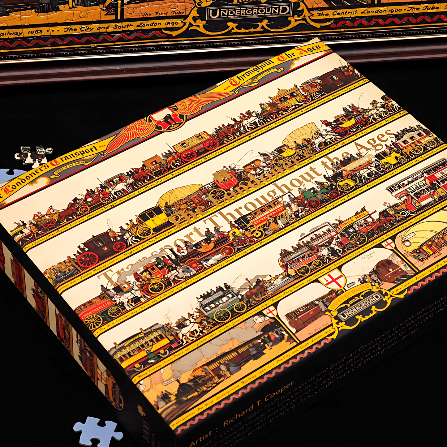 London Transport | Seren Art | 1000 Piece Puzzle | Jigsaw Puzzle - Mystery Matrix