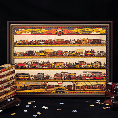 London Transport | Seren Art | 1000 Piece Puzzle | Jigsaw Puzzle - Mystery Matrix