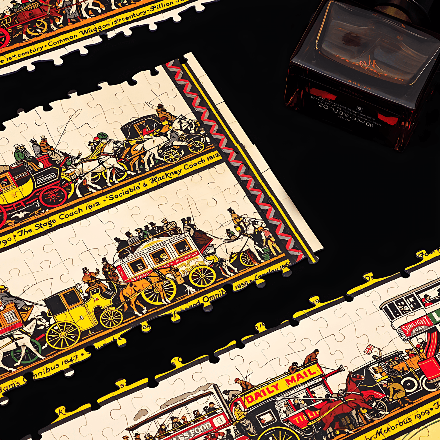 London Transport | Seren Art | 1000 Piece Puzzle | Jigsaw Puzzle - Mystery Matrix