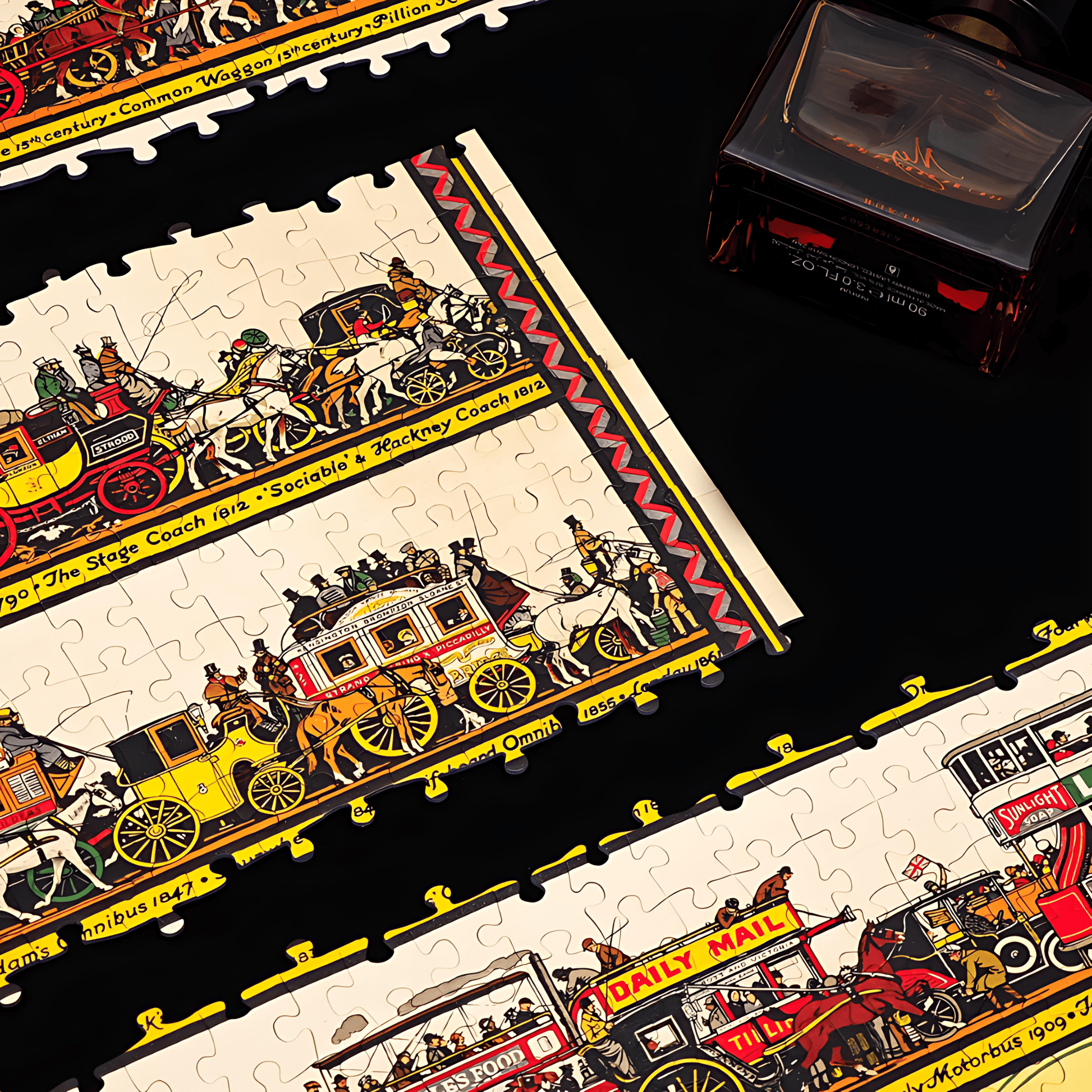 London Transport | Seren Art | 1000 Piece Puzzle | Jigsaw Puzzle - Mystery Matrix