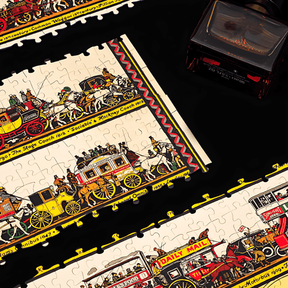 London Transport | Seren Art | 1000 Piece Puzzle | Jigsaw Puzzle - Mystery Matrix