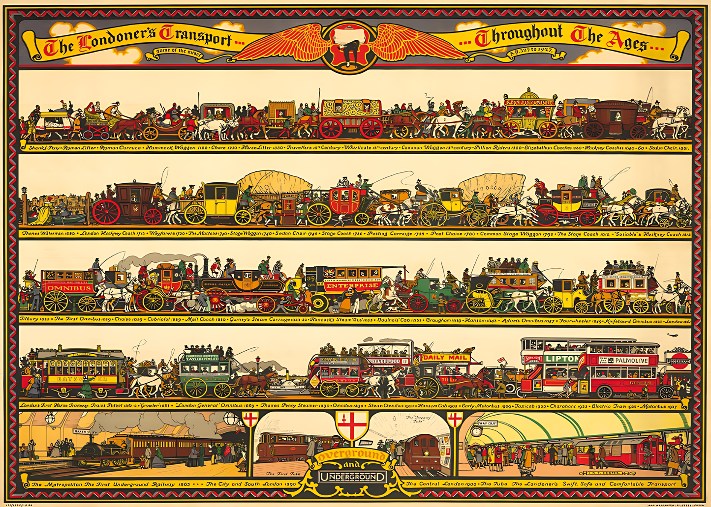 London Transport | Seren Art | 1000 Piece Puzzle | Jigsaw Puzzle - Mystery Matrix