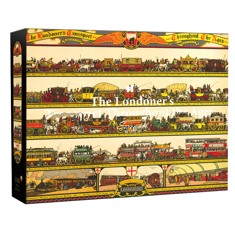 London Transport | Seren Art | 1000 Piece Puzzle | Jigsaw Puzzle - Mystery Matrix