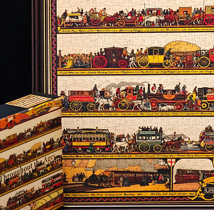 London Transport | Seren Art | 1000 Piece Puzzle | Jigsaw Puzzle - Mystery Matrix
