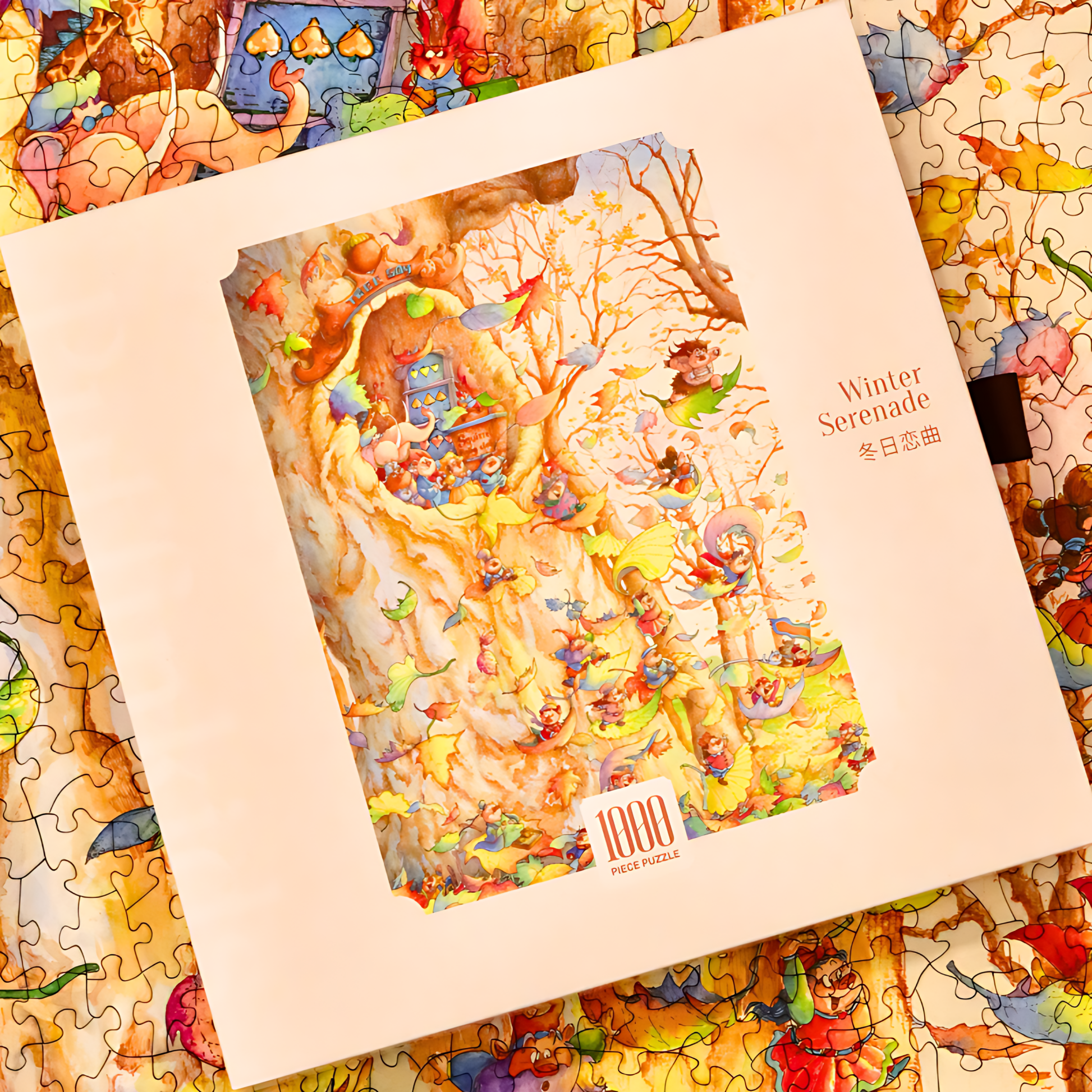 Love in Winter | Puffinkids | 1000 Piece Puzzle | Jigsaw Puzzle - Mystery Matrix