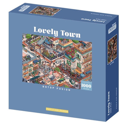 Lovely Town | Botop | 1000 Piece Puzzle | Jigsaw Puzzle - Mystery Matrix