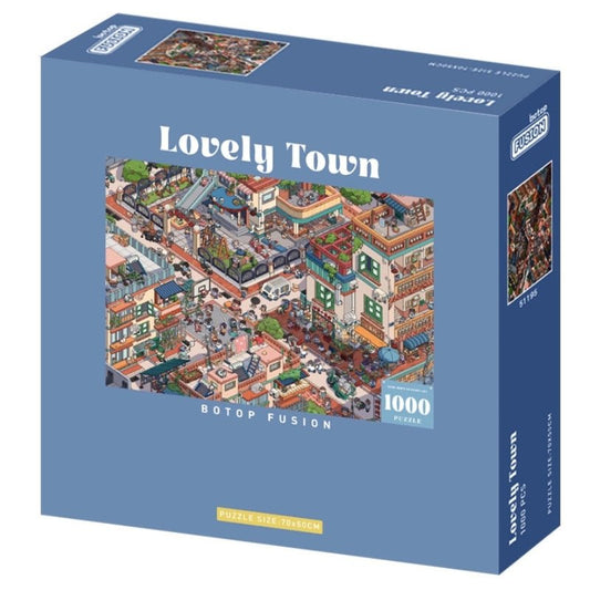 Lovely Town | Botop | 1000 Piece Puzzle | Jigsaw Puzzle - Mystery Matrix