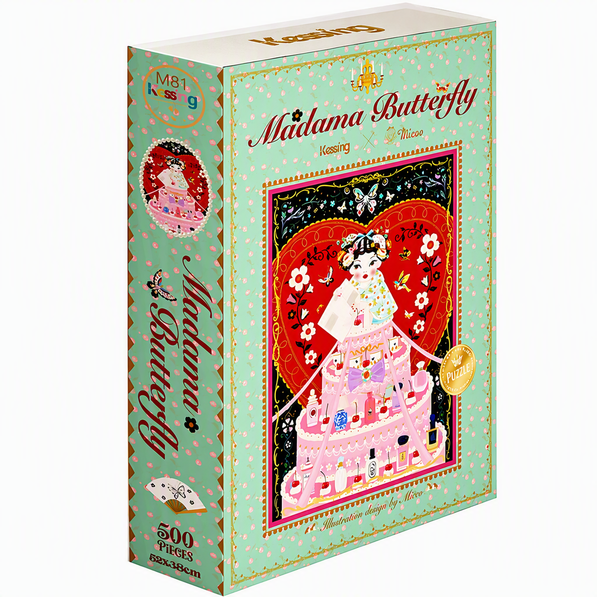 Madame Butterfly | Kessing | 500 Piece Puzzle | Jigsaw Puzzle - Mystery Matrix