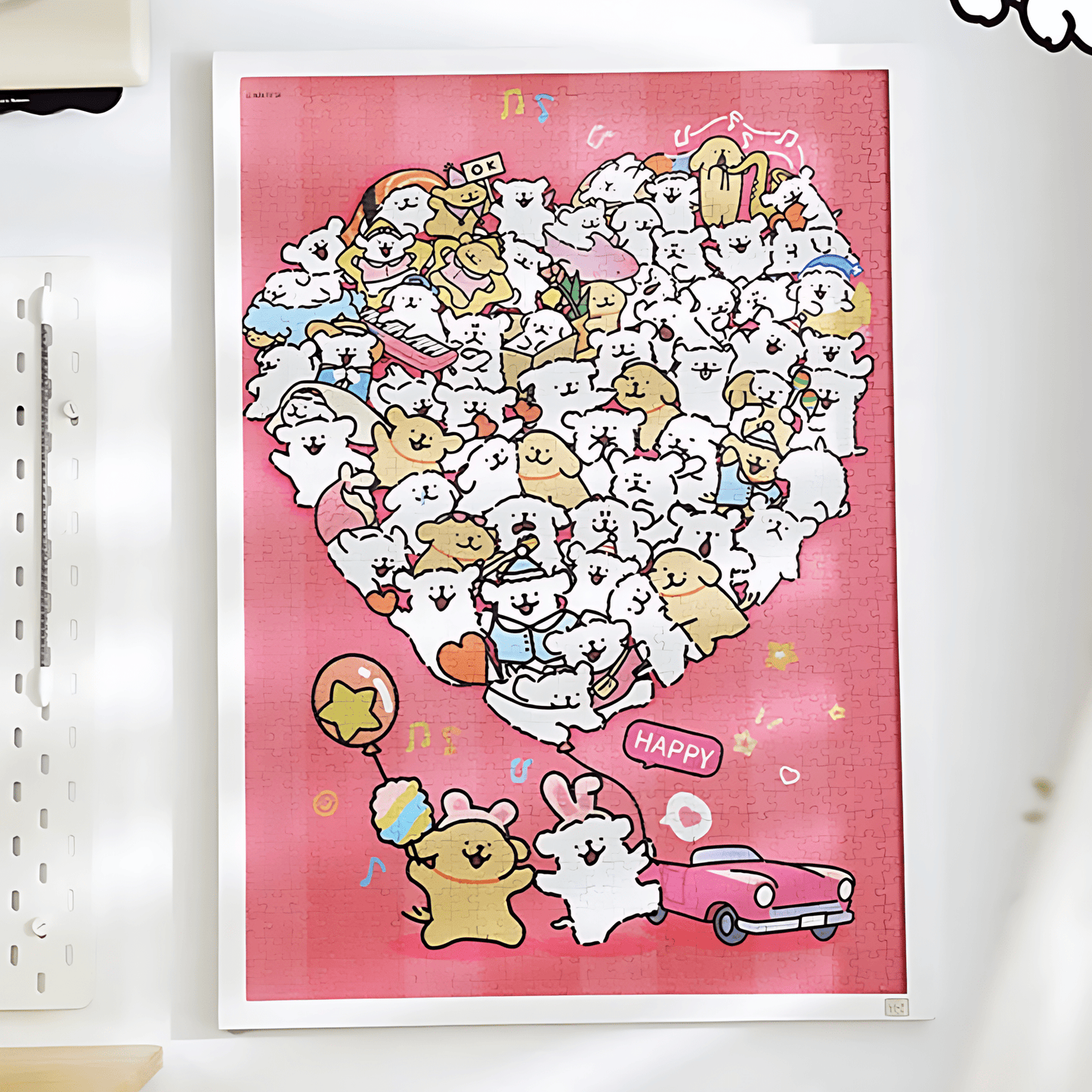 Maltese Puppy - Love Balloon | TOI | 1000 Piece Puzzle | Jigsaw Puzzle - Mystery Matrix
