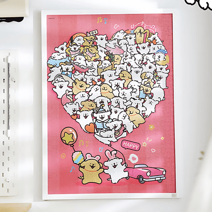 Maltese Puppy - Love Balloon | TOI | 1000 Piece Puzzle | Jigsaw Puzzle - Mystery Matrix
