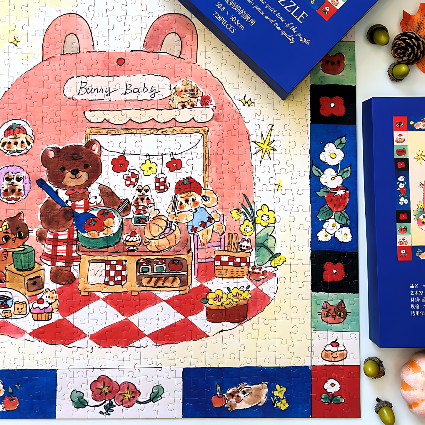Mama Bear's Kitchen | Dreamer Puzzle | 728 Piece Puzzle | Jigsaw Puzzle - Mystery Matrix