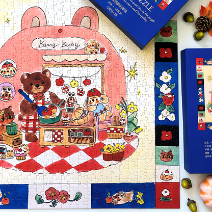 Mama Bear's Kitchen | Dreamer Puzzle | 728 Piece Puzzle | Jigsaw Puzzle - Mystery Matrix