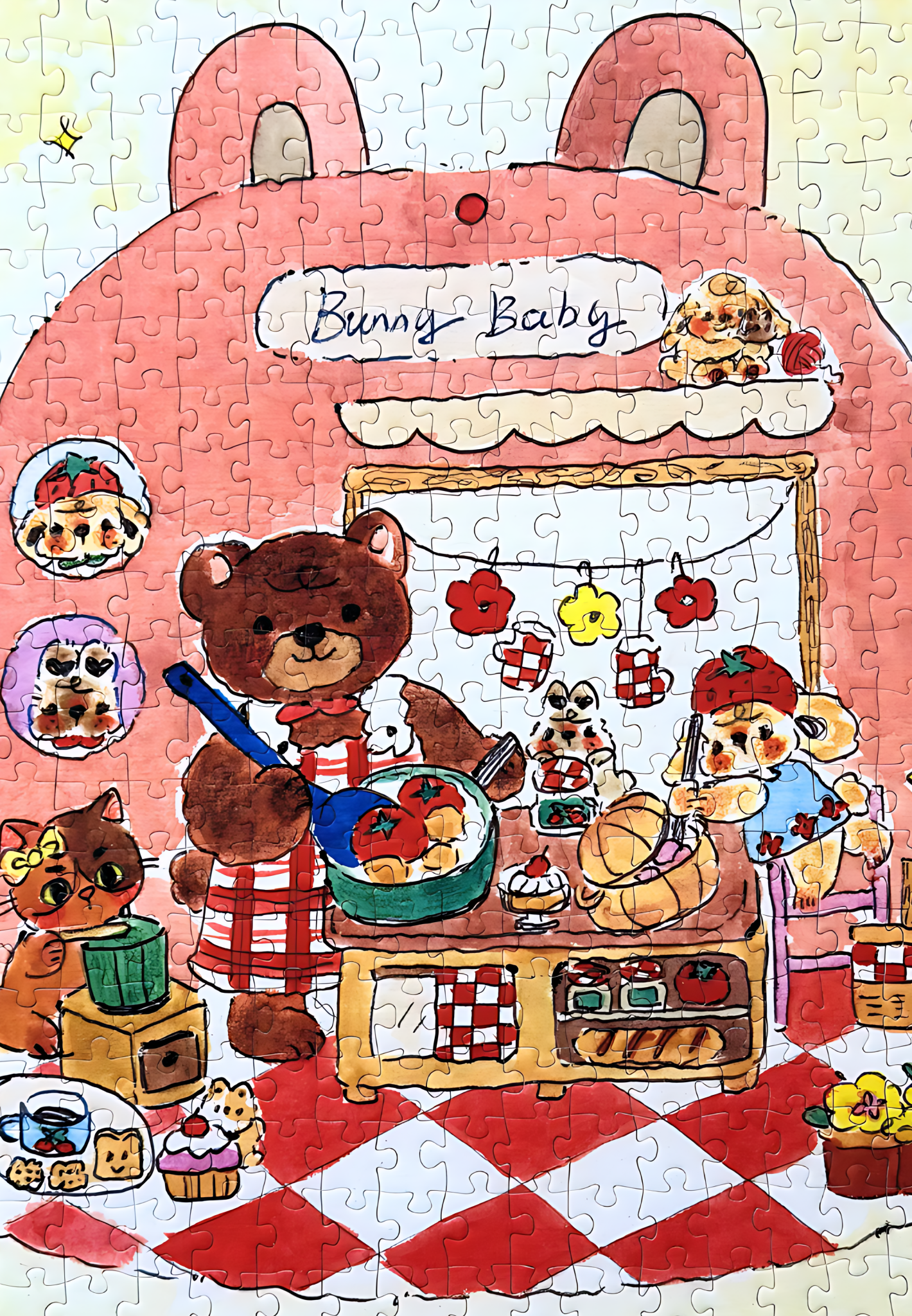 Mama Bear's Kitchen | Dreamer Puzzle | 728 Piece Puzzle | Jigsaw Puzzle - Mystery Matrix