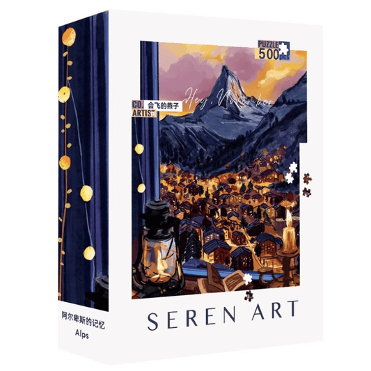 Memories of the Alps | Seren Art | 500 Piece Puzzle | Jigsaw Puzzle - Mystery Matrix