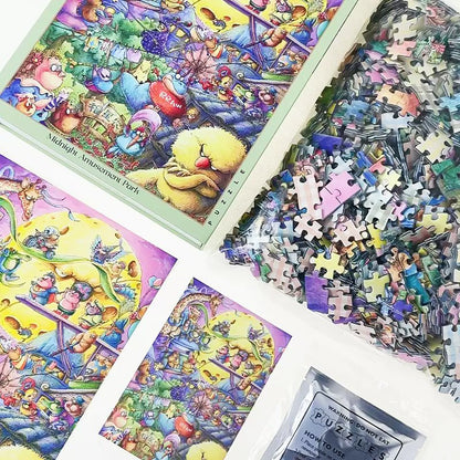 Midnight Amusement Park | Kessing | 1000 Piece Puzzle | Jigsaw Puzzle - Mystery Matrix