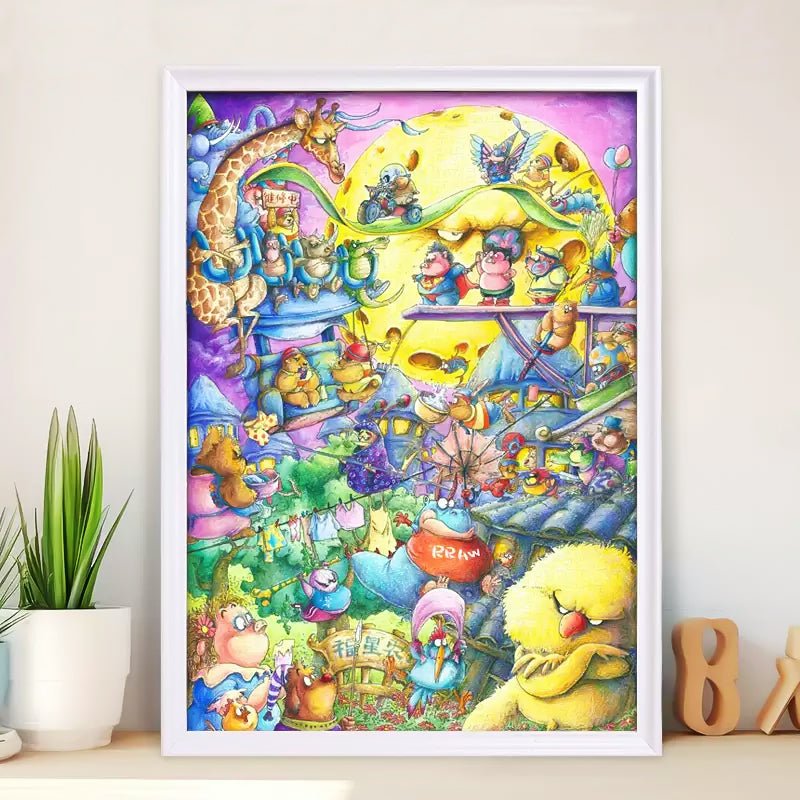 Midnight Amusement Park | Kessing | 1000 Piece Puzzle | Jigsaw Puzzle - Mystery Matrix