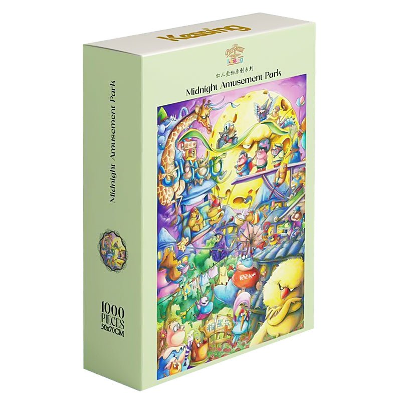 Midnight Amusement Park | Kessing | 1000 Piece Puzzle | Jigsaw Puzzle - Mystery Matrix