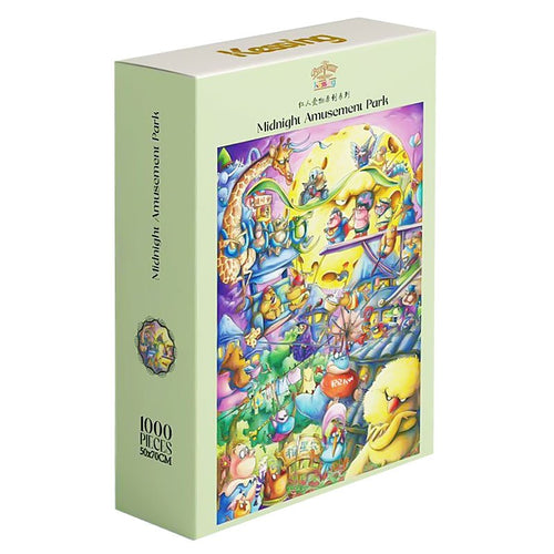 Midnight Amusement Park | Kessing | 1000 Piece Puzzle | Jigsaw Puzzle - Mystery Matrix