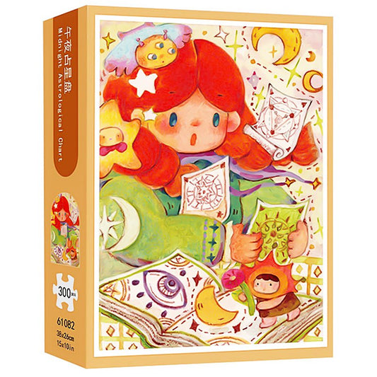 Midnight Astrological Chart | TKX | 300 Piece Puzzle | Jigsaw Puzzle - Mystery Matrix