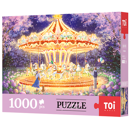 Midnight Sakura Carousel | TOI | 1000 Piece Puzzle | Jigsaw Puzzle - Mystery Matrix