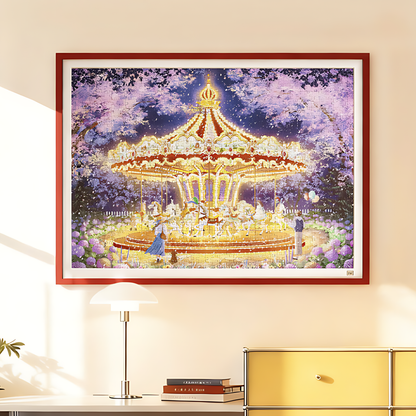 Midnight Sakura Carousel | TOI | 1000 Piece Puzzle | Jigsaw Puzzle - Mystery Matrix