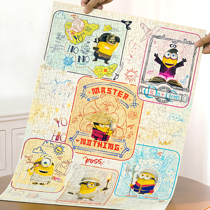 Minions - A Sketch Through Time | TOI | 1000 Piece Puzzle | Jigsaw Puzzle - Mystery Matrix