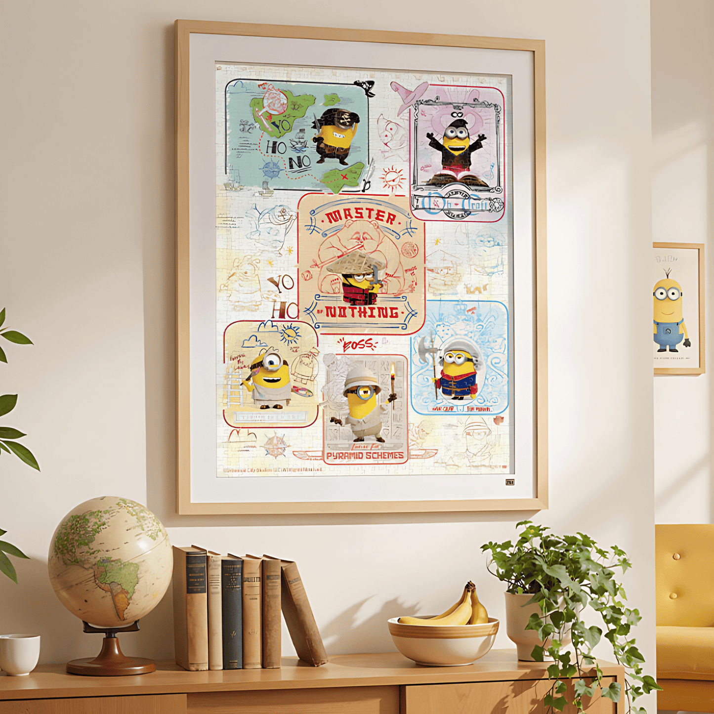 Minions - A Sketch Through Time | TOI | 1000 Piece Puzzle | Jigsaw Puzzle - Mystery Matrix