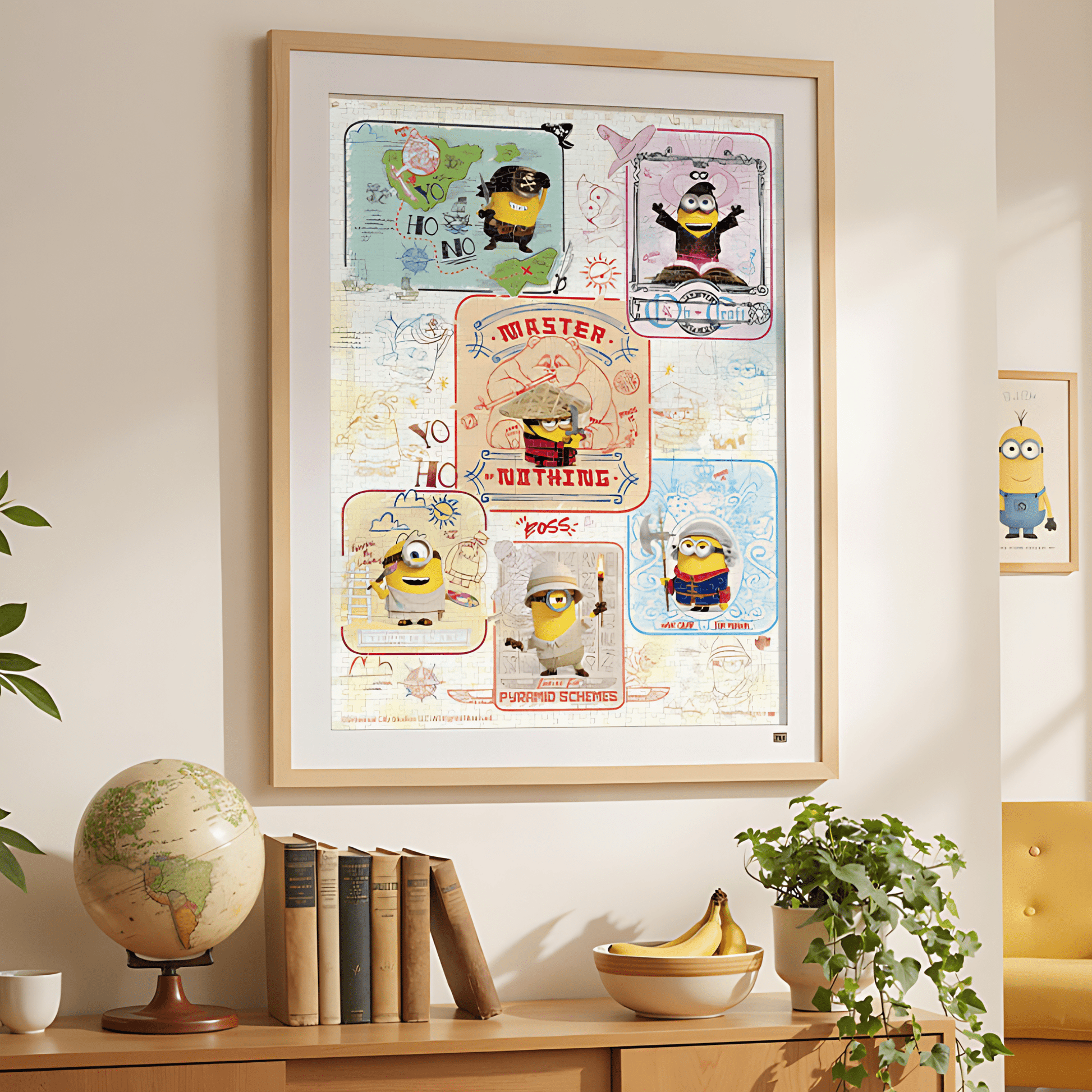 Minions - A Sketch Through Time | TOI | 1000 Piece Puzzle | Jigsaw Puzzle - Mystery Matrix