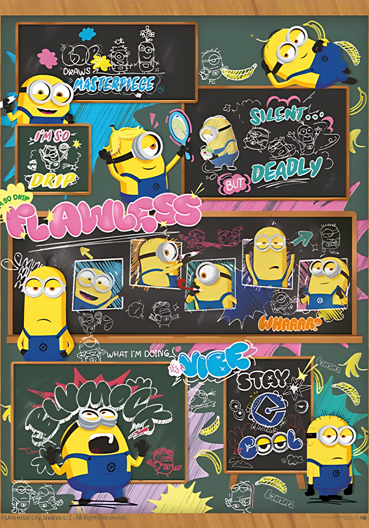 Minions - Doodle Time | TOI | 1000 Piece Puzzle | Jigsaw Puzzle - Mystery Matrix