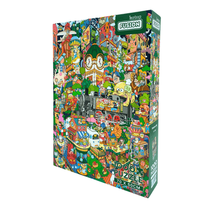 Modern City | Botop | 1000 Piece Puzzle | Jigsaw Puzzle - Mystery Matrix