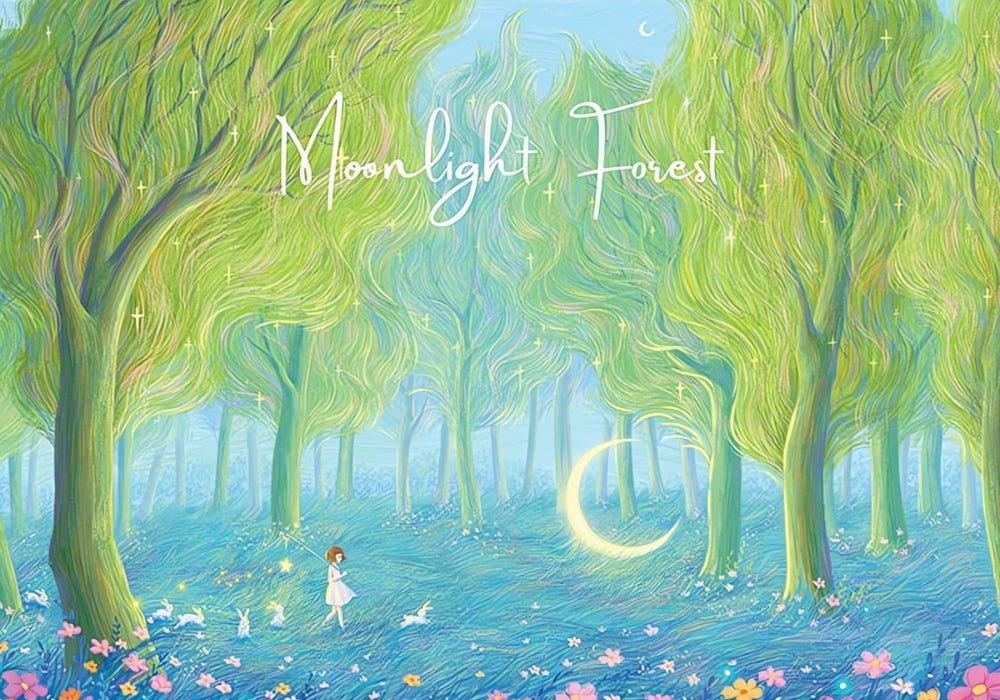 Moonlight Forest | Botop | 1000 Piece Puzzle | Jigsaw Puzzle - Mystery Matrix
