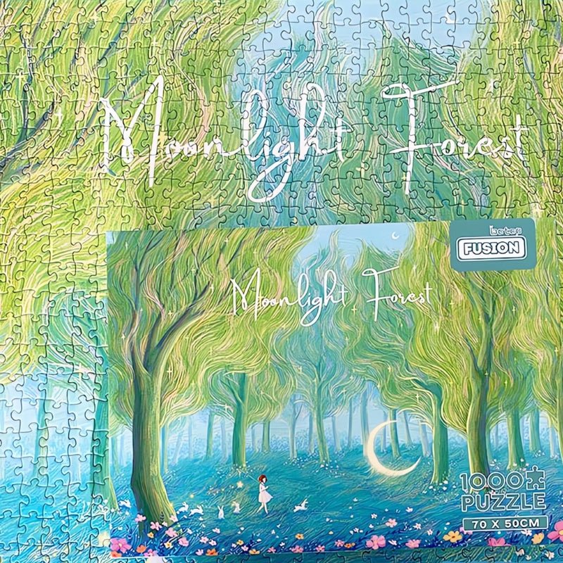 Moonlight Forest | Botop | 1000 Piece Puzzle | Jigsaw Puzzle - Mystery Matrix