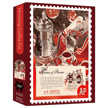 Morning Coffee Fix | TKX | 500 Piece Puzzle | Jigsaw Puzzle - Mystery Matrix