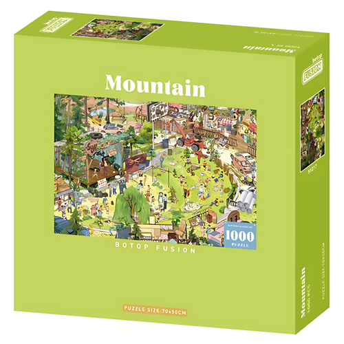 Mountain | Botop Fusion | 1000 Piece Puzzle | Jigsaw Puzzle - Mystery Matrix