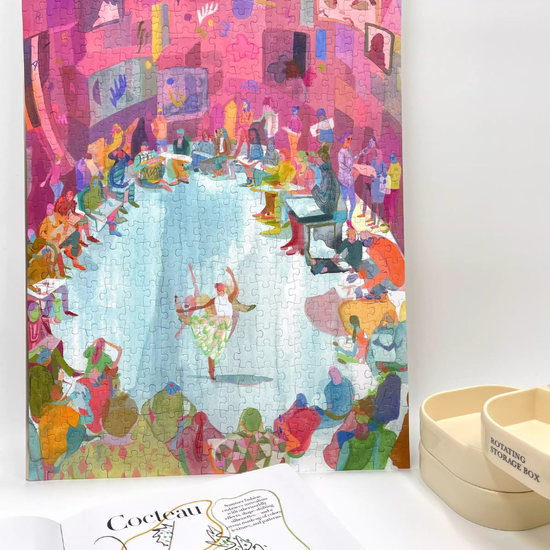 Museum Sketch Night | Seren Art | 500 Piece Puzzle | Jigsaw Puzzle - Mystery Matrix