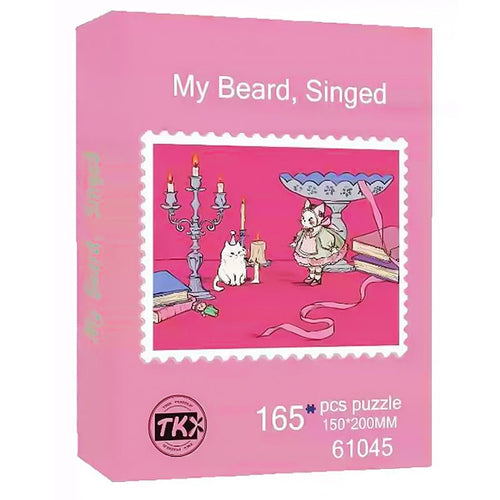 My Beard, Singed | TKX | 165 Piece Mini Puzzle | Jigsaw Puzzle - Mystery Matrix
