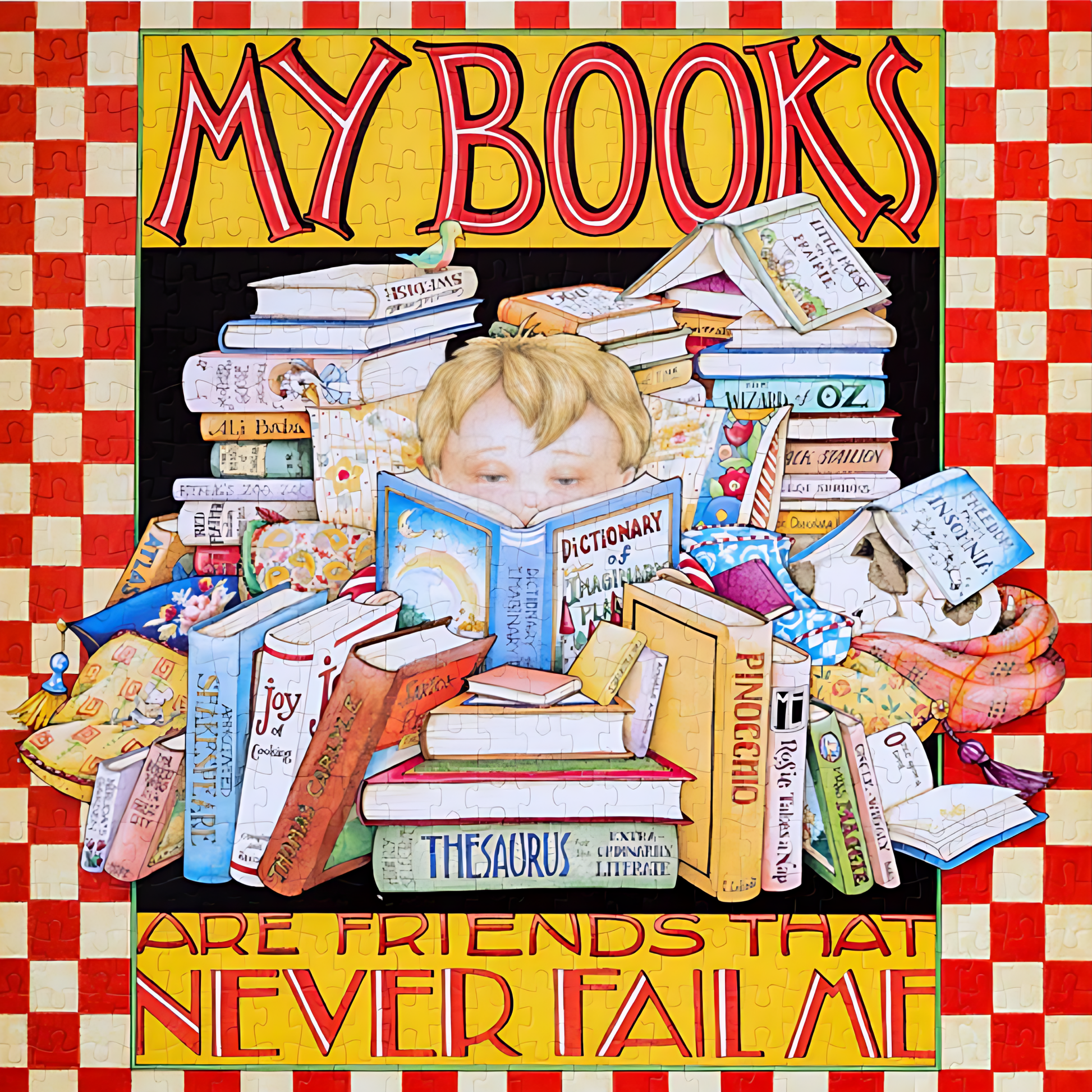 My Books | WEVE | 500 Piece Puzzle | Jigsaw Puzzle - Mystery Matrix