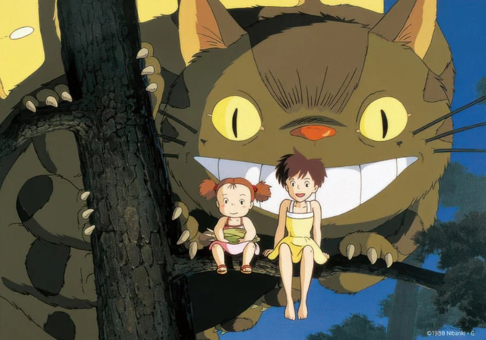 My Neighbor Totoro: The Catbus, Satsuki and Mei | Ensky | Studio Ghibli | 108 Piece Japanese Jigsaw Puzzle - Mystery Matrix