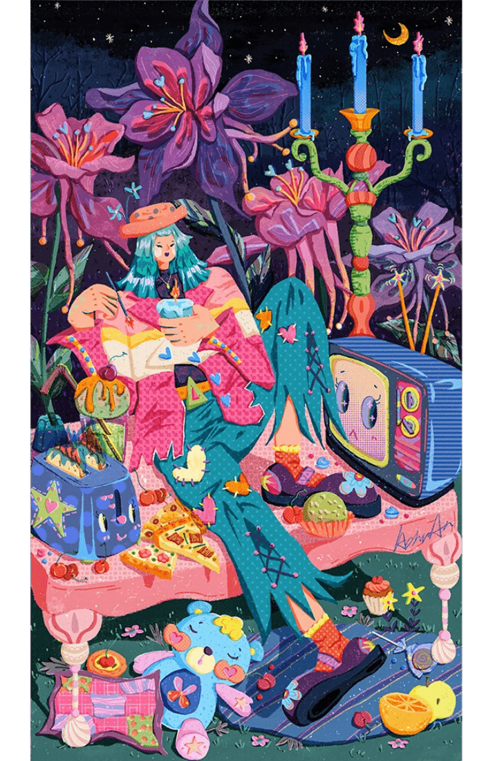 Night Garden | Keytime | 1000 Piece Puzzle | Jigsaw Puzzle - Mystery Matrix