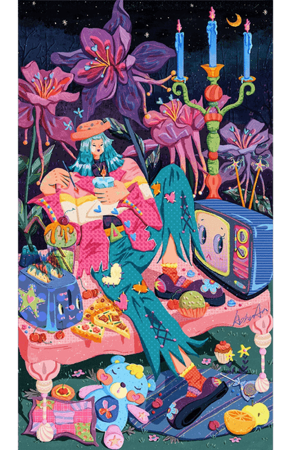 Night Garden | Keytime | 1000 Piece Puzzle | Jigsaw Puzzle - Mystery Matrix