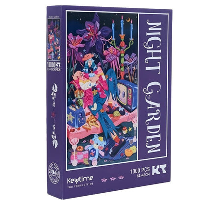 Night Garden | Keytime | 1000 Piece Puzzle | Jigsaw Puzzle - Mystery Matrix