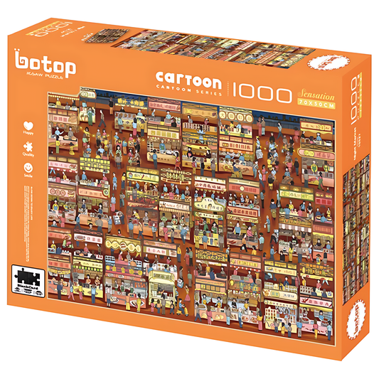 Night Market | Botop | 1000 Piece Puzzle | Jigsaw Puzzle - Mystery Matrix