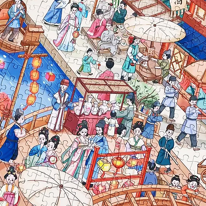 Night Tour of The Tang Dynasty | Kessing | 1000 Piece Puzzle | Jigsaw Puzzle - Mystery Matrix
