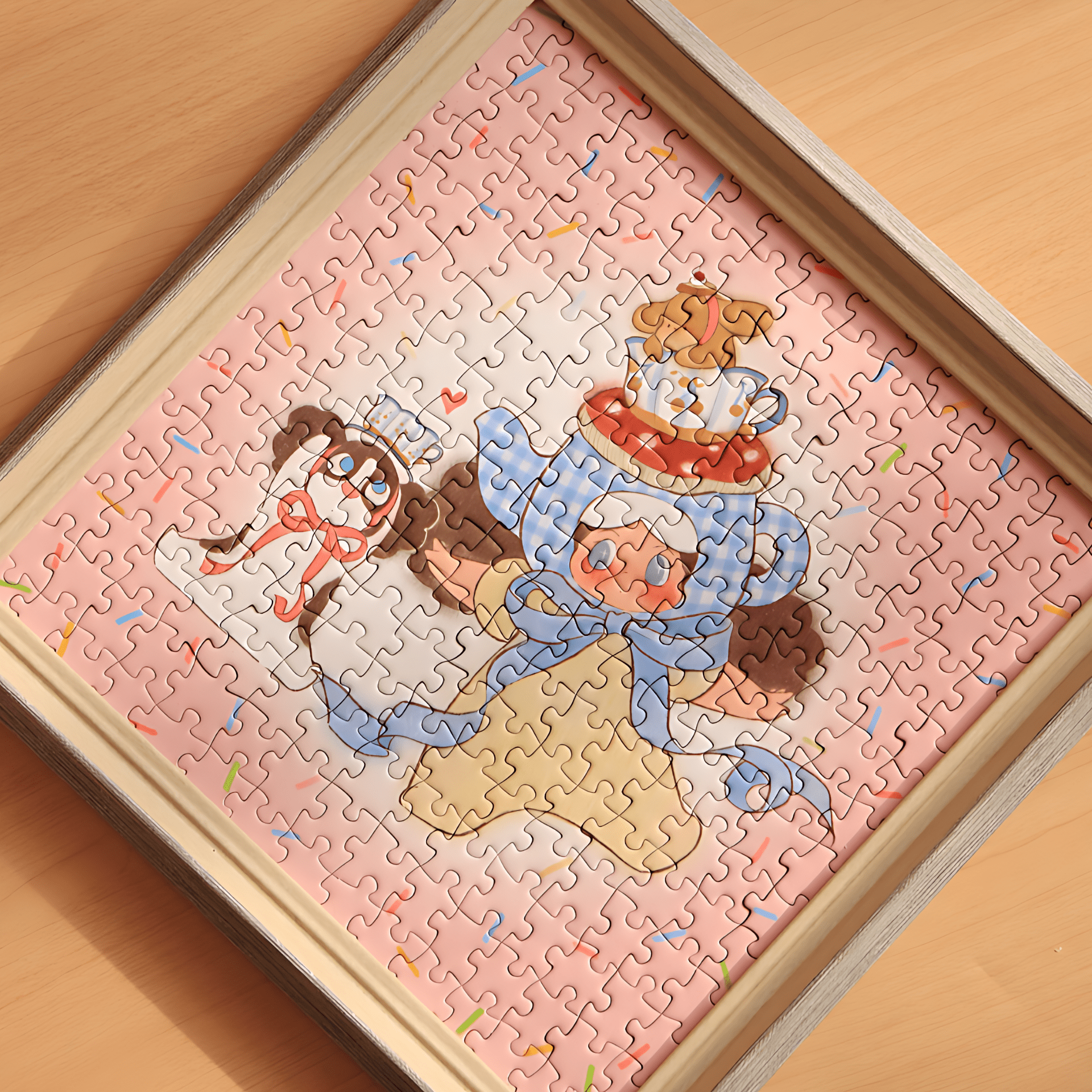 Oiio Series - The Secret Tea Party in the Hat | Dreamer Puzzle | 225 Piece Mini Puzzle | Jigsaw Puzzle - Mystery Matrix