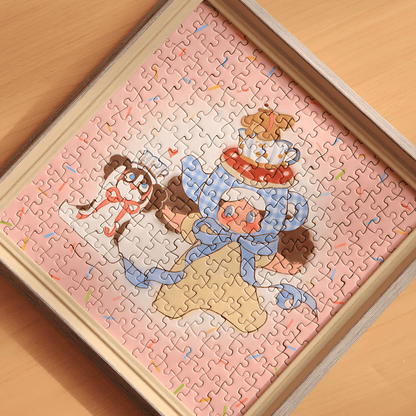 Oiio Series - The Secret Tea Party in the Hat | Dreamer Puzzle | 225 Piece Mini Puzzle | Jigsaw Puzzle - Mystery Matrix