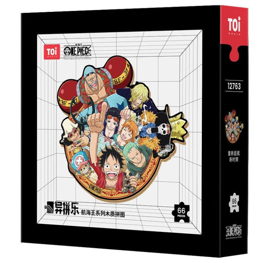 One Piece - Set Sail Again! | TOI | Wooden Jigsaw Puzzle with Frame - Mystery Matrix