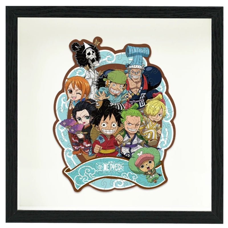 One Piece - Set Sail Again! | TOI | Wooden Jigsaw Puzzle with Frame - Mystery Matrix